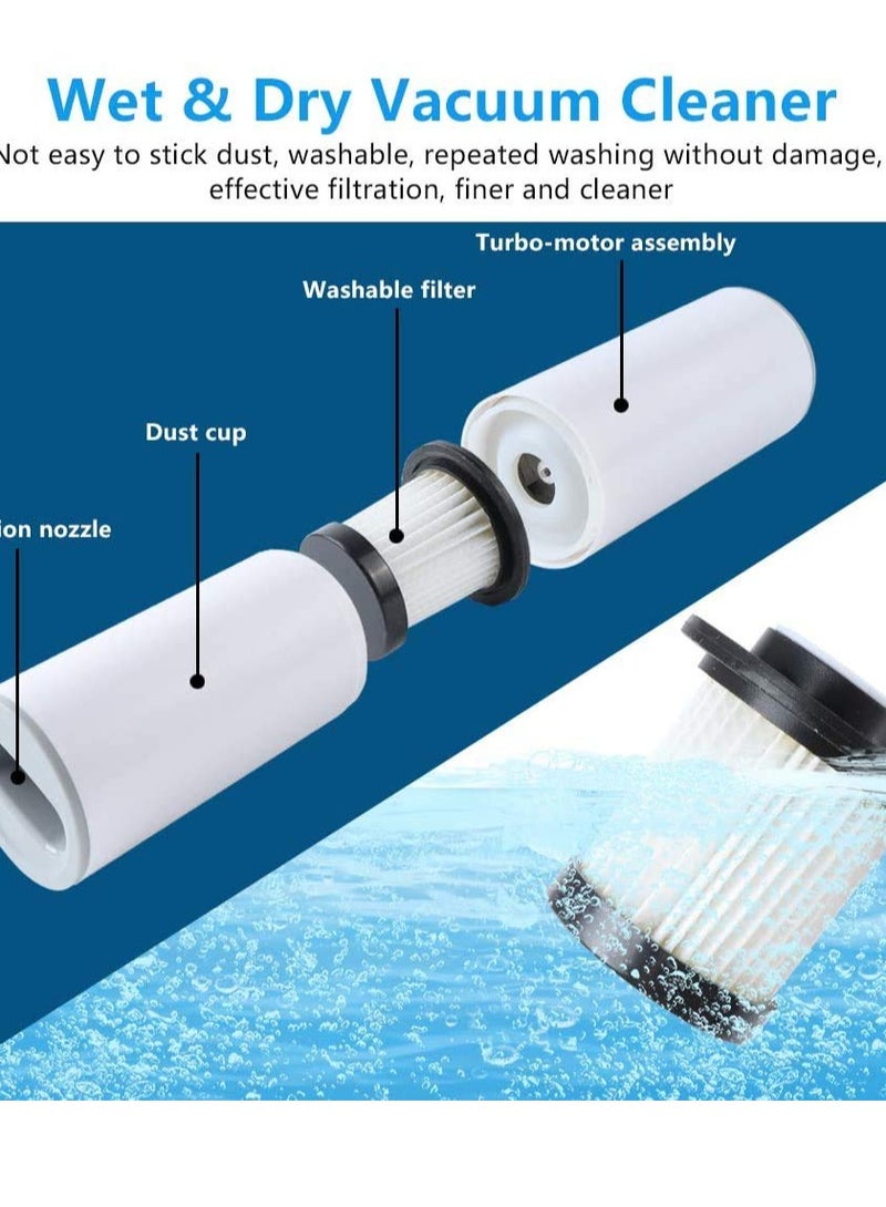 SYOSI Portable Car Vacuum Cleaner, Mini Handheld Vacuum, 120W/7000Pa for Car Interior Cleaning with Wet or Dry, 16.0 Ft Corded - Image 3