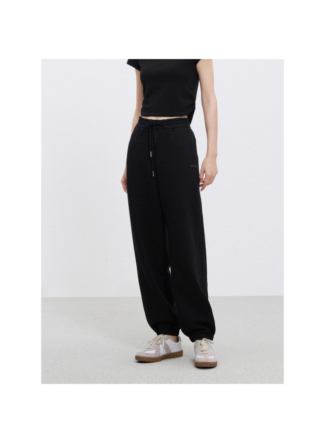 Waxbird High-waist Casual Athletic Cuffed Pants 2025 Slimming Sweatpants Casual Pants - Image 2