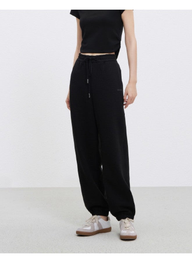 Waxbird High-waist Casual Athletic Cuffed Pants 2025 Slimming Sweatpants Casual Pants - Image 1