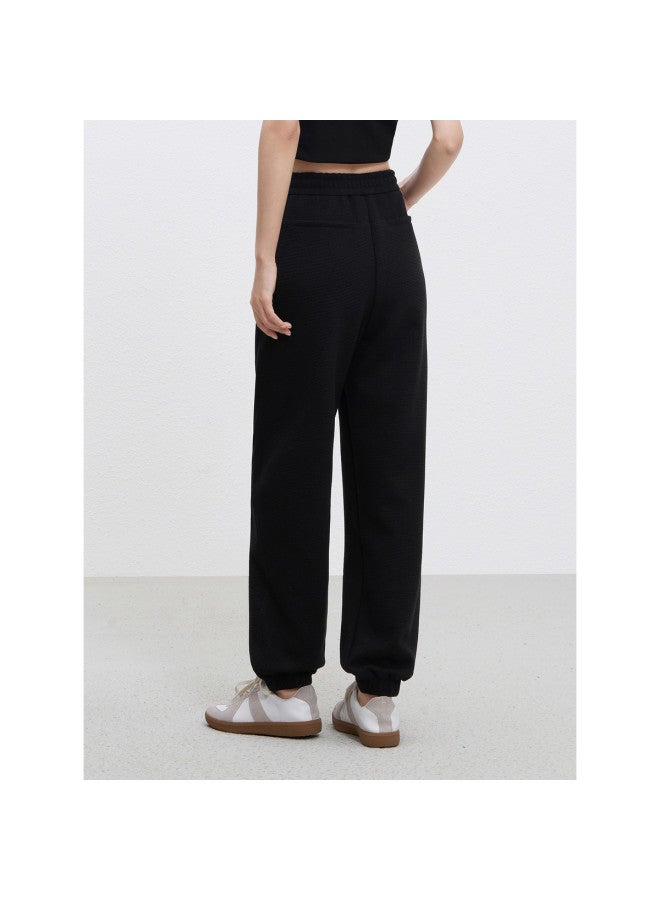 Waxbird High-waist Casual Athletic Cuffed Pants 2025 Slimming Sweatpants Casual Pants - Image 4