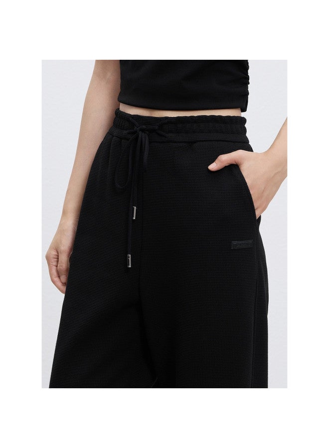 Waxbird High-waist Casual Athletic Cuffed Pants 2025 Slimming Sweatpants Casual Pants - Image 5