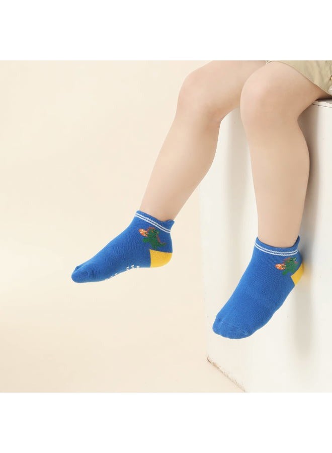 Aroveea Toddler Socks Non Slip Grip Baby Socks 10/12 Pack for Toddler Boys Girls Kids Socks,Cute Cotton Baby Socks, Cartoon2, 3-5 years - Image 2