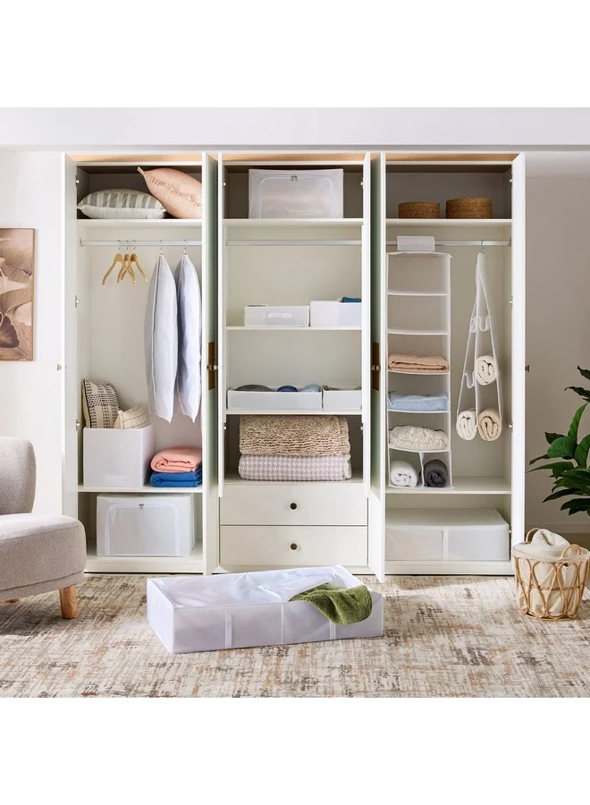 Home Box Novel Storage with 7-Compartment Hanging Organizer 35 x 45 x 125 cm