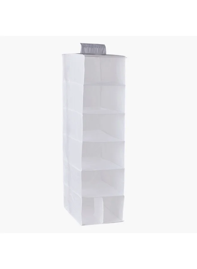 Home Box Novel Storage with 7-Compartment Hanging Organizer 35 x 45 x 125 cm