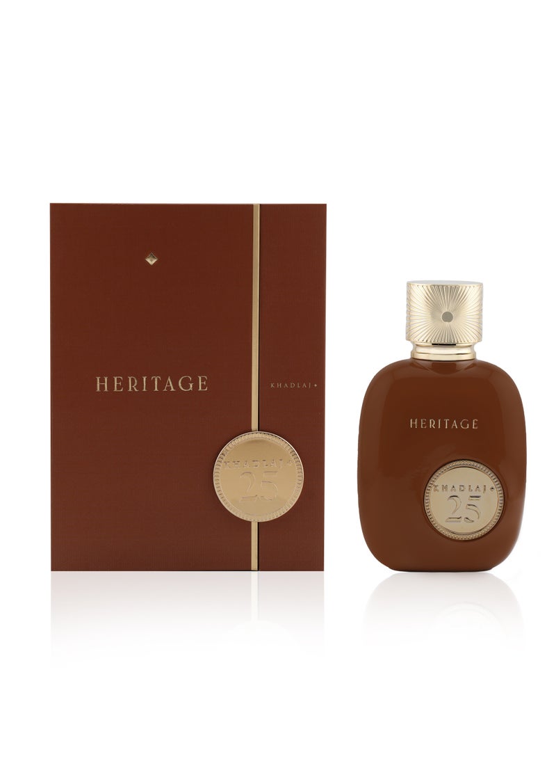 عطور خدلج خدلج 25 هيريتج 100 مل أو دي بارفان سبراي للرجال والنساء - Image 1
