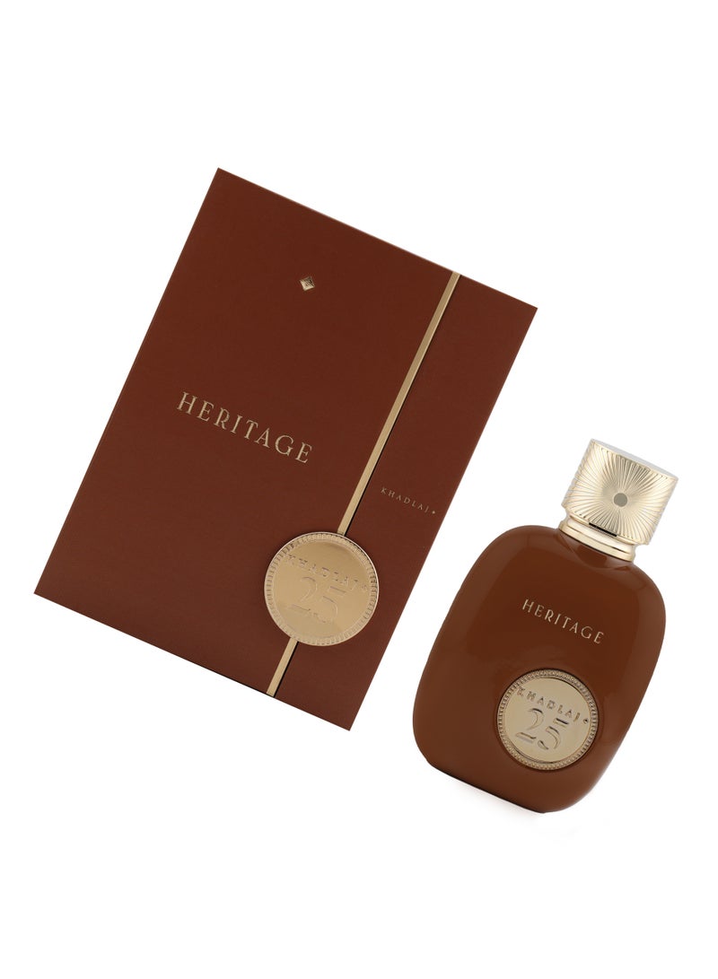 عطور خدلج خدلج 25 هيريتج 100 مل أو دي بارفان سبراي للرجال والنساء - Image 3