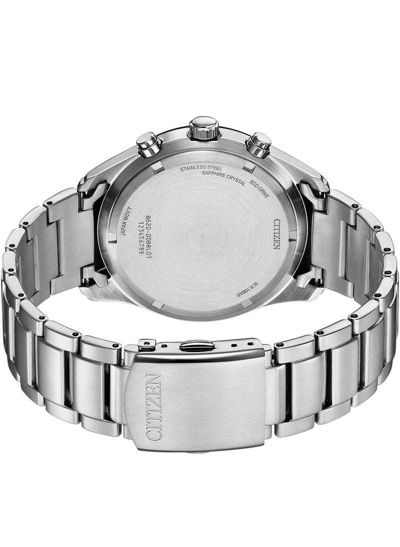 CITIZEN Eco-Drive Chronograph Mens Watch CA4674-58X – Luminous Markings, Slide-Rule Bezel, 43mm, Eco-Drive, Chronograph, Sapphire Crystal, 100M WR - Image 2