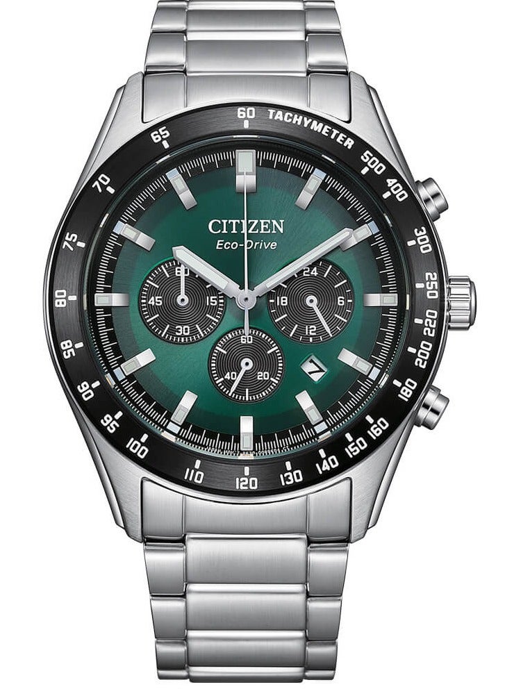 CITIZEN Eco-Drive Chronograph Mens Watch CA4674-58X – Luminous Markings, Slide-Rule Bezel, 43mm, Eco-Drive, Chronograph, Sapphire Crystal, 100M WR - Image 1