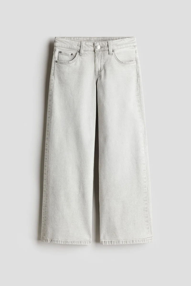 اتش اند ام Wide Leg Low Jeans