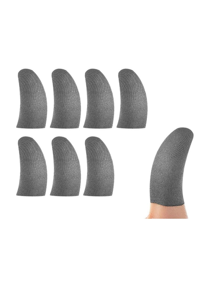 NIBEMINENT Finger Sleeves for Gaming 8Pcs Highly Sensitive Anti-Sweat Breathable Covers  - Image 2