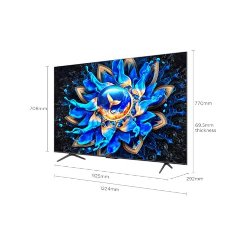 Smart TV for gaming and entertainment: 4K QLED with Quantum Crystal color, vibrant hues, 144Hz native refresh rate, HDR10+, Google TV, ONKYO 2.1 Hi-Fi, Dolby Atmos, DTS Virtual X, MEMC, Game Master - Image 4