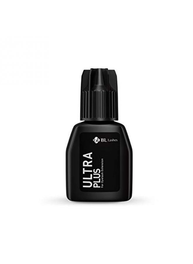 Ultra Plus BL Blink Lash EXTRA STRONG eyelash extension glue 10ml | Black, thin, Fast drying - Professional’s choice for eyelash extension supplies 10g