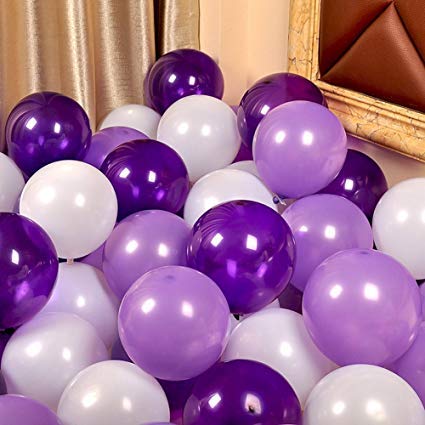Balloonistics 10 Inch (Pack Of 50) Balloons for Birthday Decoration, Decoration for Weddings, Engagement, Baby Shower, 1st Birthday, Anniversary Party, Birthday Party supplies (Lavender) - Image 3