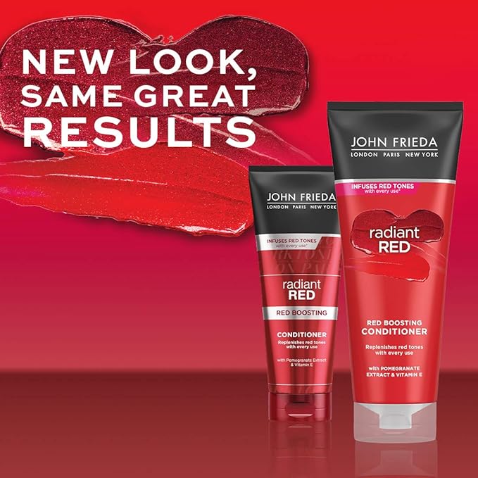 John Frieda شامبو جون فريدا راديانت ريد بوستينغ 250 مل لشعر أحمر - Image 3