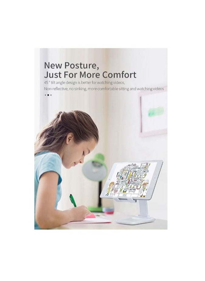 Generic - Desk Phone Holder, Foldable Hight Adjustable Phone Stand, Small And Flexible Compatible with Any Smartphones-L-311‏ - Image 1