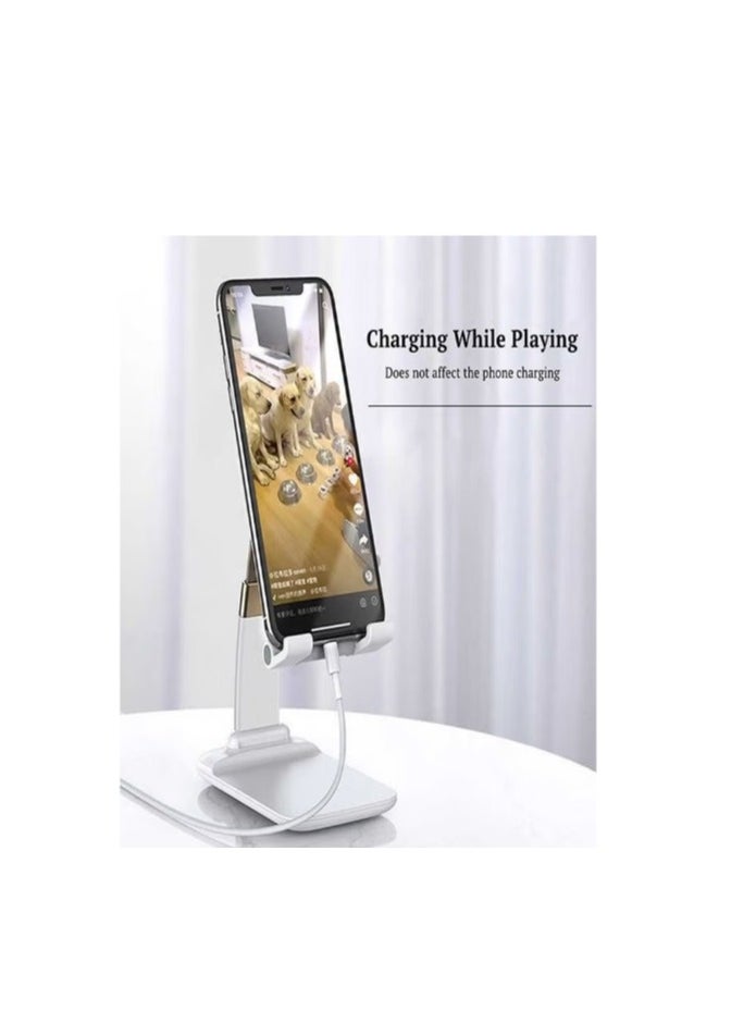 Generic - Desk Phone Holder, Foldable Hight Adjustable Phone Stand, Small And Flexible Compatible with Any Smartphones-L-311‏ - Image 1