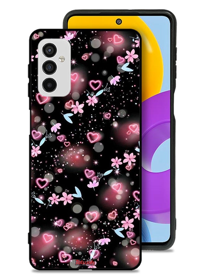 Tolwak Samsung Galaxy M52 5G Protective Case Cover Small Hearts And Flowers - Image 1