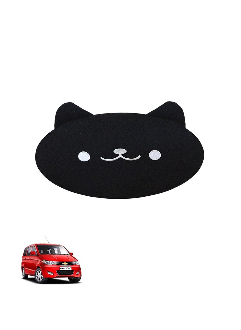 Adroitz Adroitz Black Neck Rest Car Cushions Compatible with All Cars Pack of 1  - Image 1