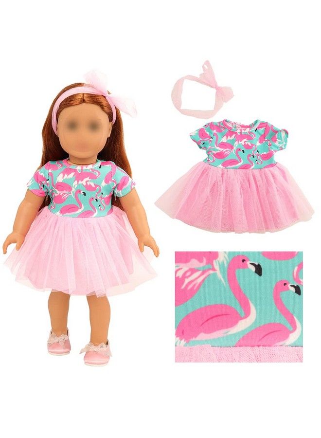 Barwa Doll Clothes And Accessories For 18 Inch Girl Dolls Mermaid Casual Tutu Dress Outfits Swimsuit Underwear… (C: Tutu Dress)  - Image 3