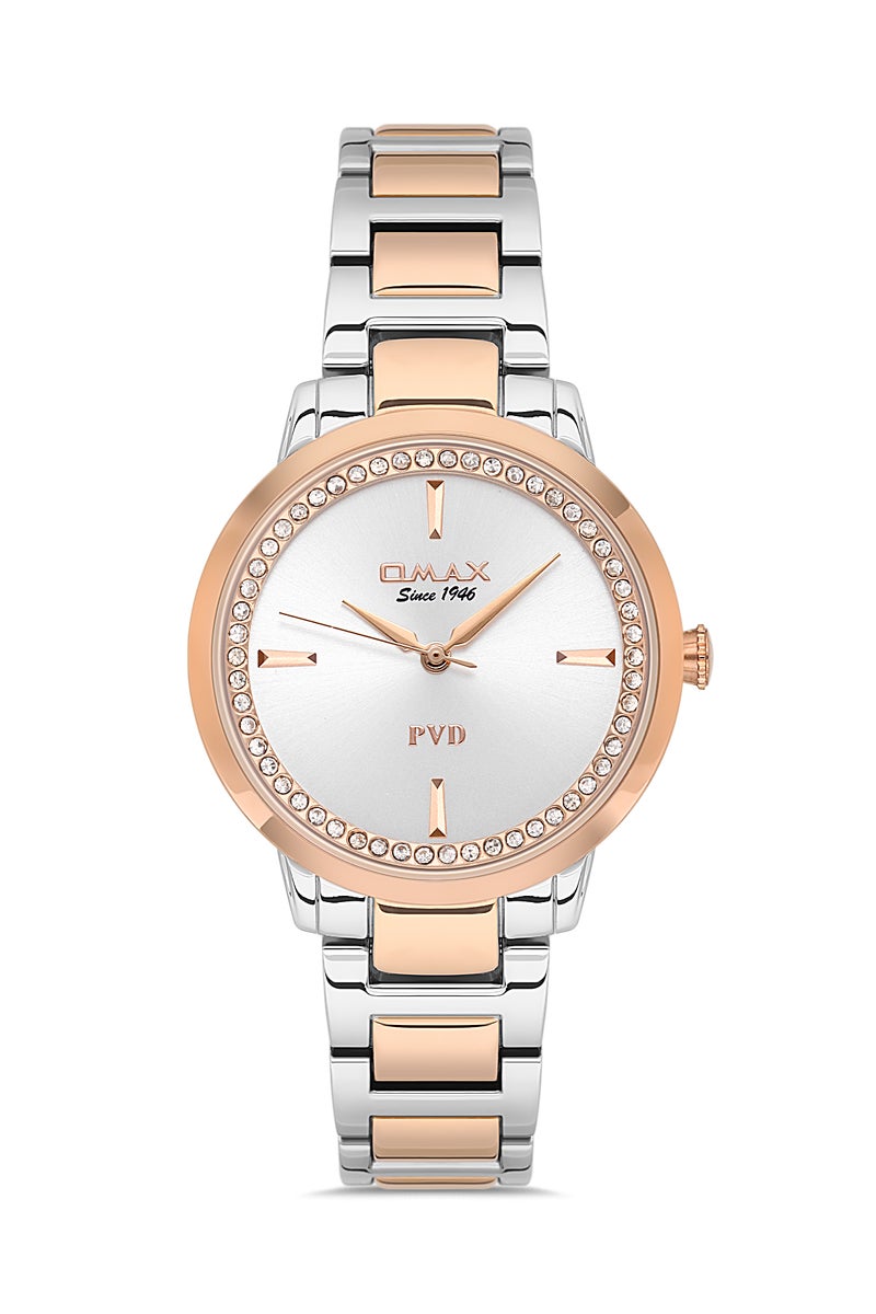 OMAX Women’s Wrist-Watch | Analog | Stainless Steel Band | Elegant Design - Image 1