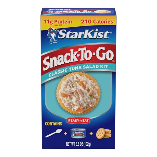 StarKist SnackToGo Ready to Eat Meals Tuna Salad Kit 36 oz 12 Pack Classic Tuna Salad with Crackers Kit - Image 5