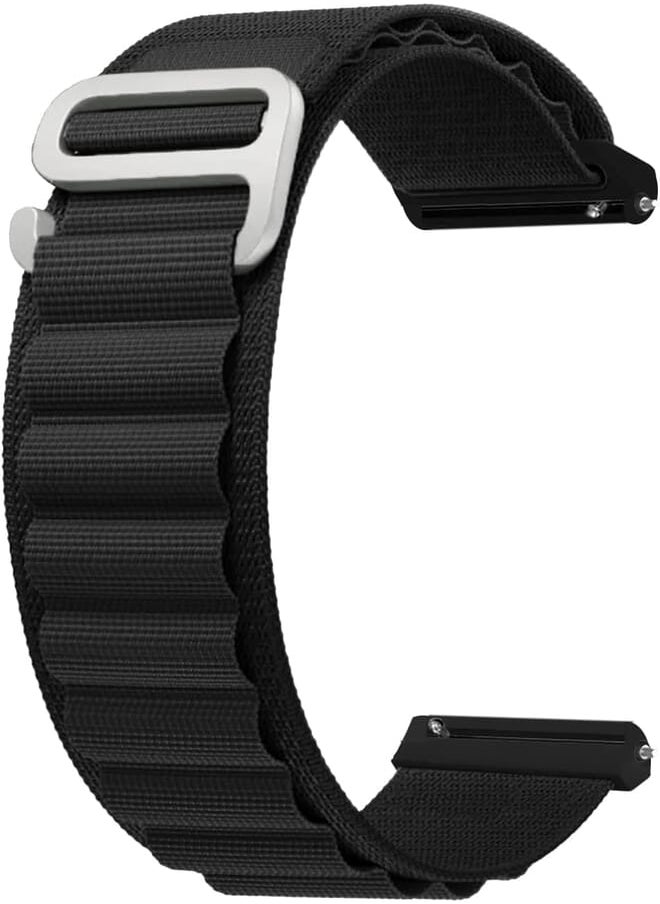 ACM ACM Watch Strap Nylon Loop Compatible with Universal 20mm Size Replacement Strap Smartwatch Sports Hook Band 