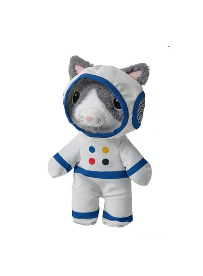 Soft toy with astronaut suit, cat, 28 cm - Image 4