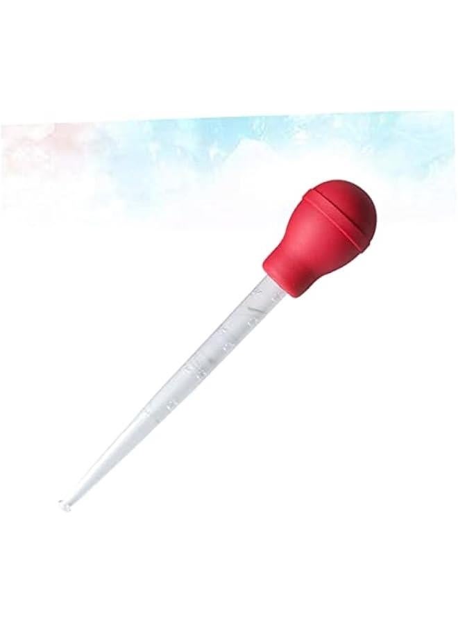 1pc Barbecue Seasoning Fluid Silicone Turkey Baster Glass Turkey Baster Liquid Baster Silicone Light Bulbs Seasoning Tube Meat Baster Lab Bread Roast - Image 3