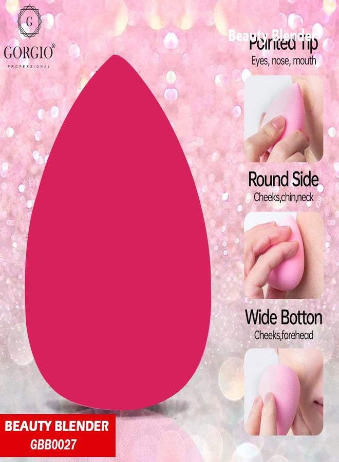 Gorgio Professional Water Drop Makeup Sponge Applicator for Foundation, Concealer, Cream & Powder Blending, Soft Beauty Puff (Color/Shape May Vary) - Image 5