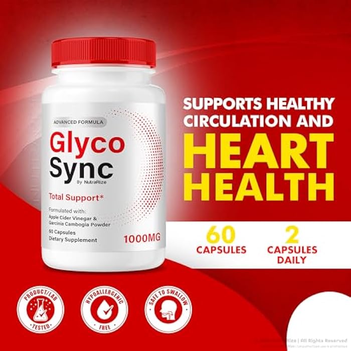 NutraRize Glyco Sync Pills, Official GlycoSync Glyco Optimizer Formula, All-Natural Ingredients to Support Stable Levels, Balance & Overall Health, Premium Glyco Sync Pastillas Review (60 Capsules) - Image 3