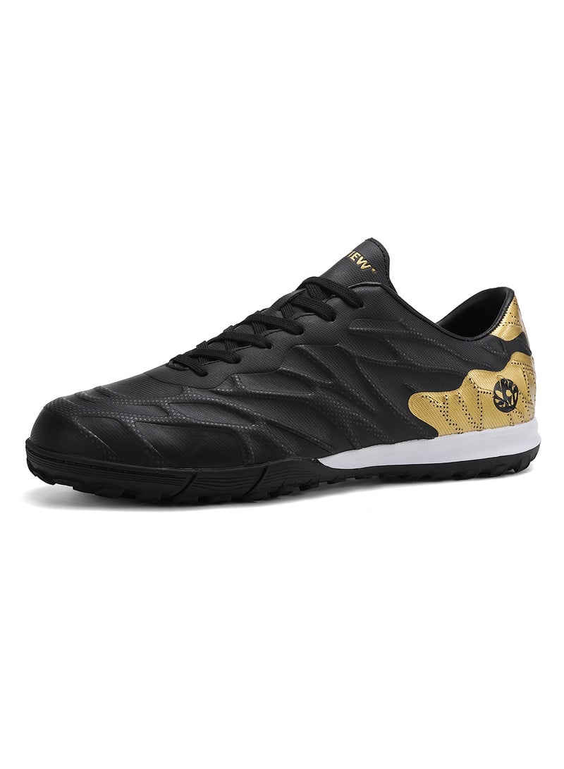 Sky View Men's Indoor Outdoor men women unisex Soccer Shoes Cleats Low-Tops Lace-Up Non-Slip IC/IN sole Sports Athletic ProfessionalBreathable football sneakers  - Image 1