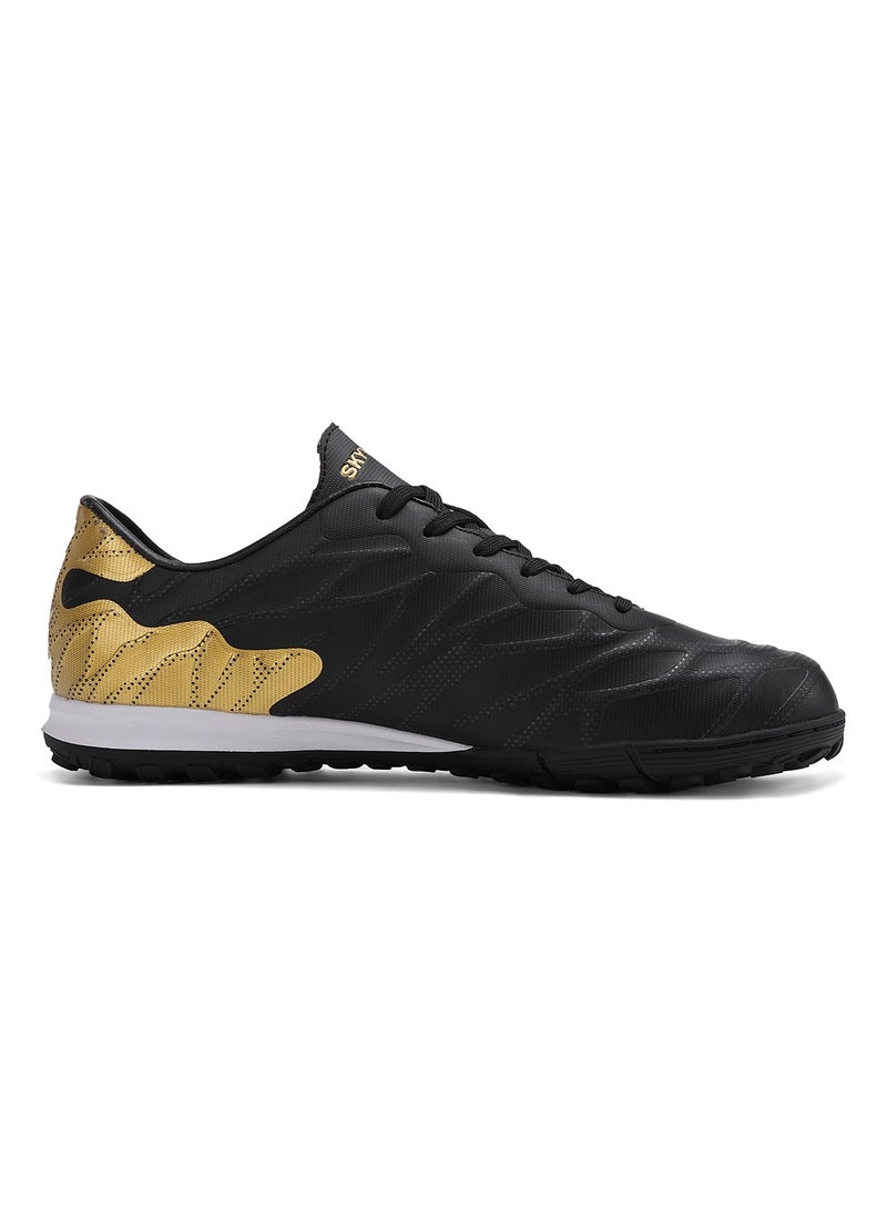 Sky View Men's Indoor Outdoor men women unisex Soccer Shoes Cleats Low-Tops Lace-Up Non-Slip IC/IN sole Sports Athletic ProfessionalBreathable football sneakers  - Image 2