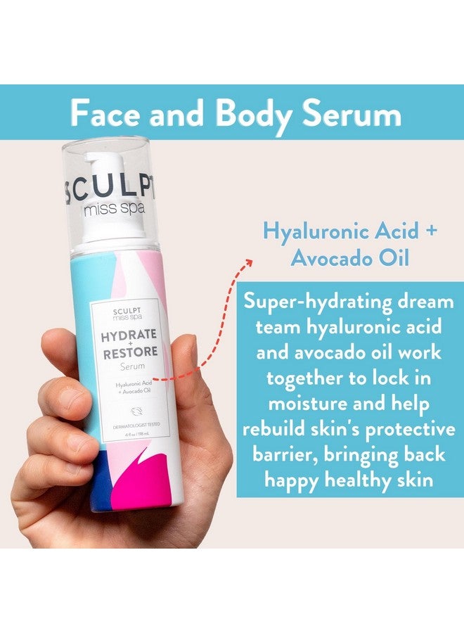 MISS SPA Face Serum For Women Hydrate Restore Facial Body Serum Hyaluronic Acid Face Serum For Glowing Skin Care Products Dermatologist Tested - Image 2