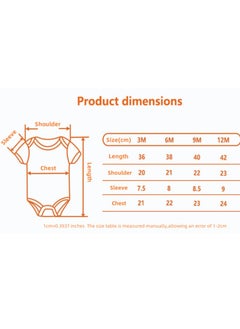 RedMapleTEK Baby Pure Cotton Jumpsuit Short-sleeved Crawling Suit Five-piece Set  - Image 2