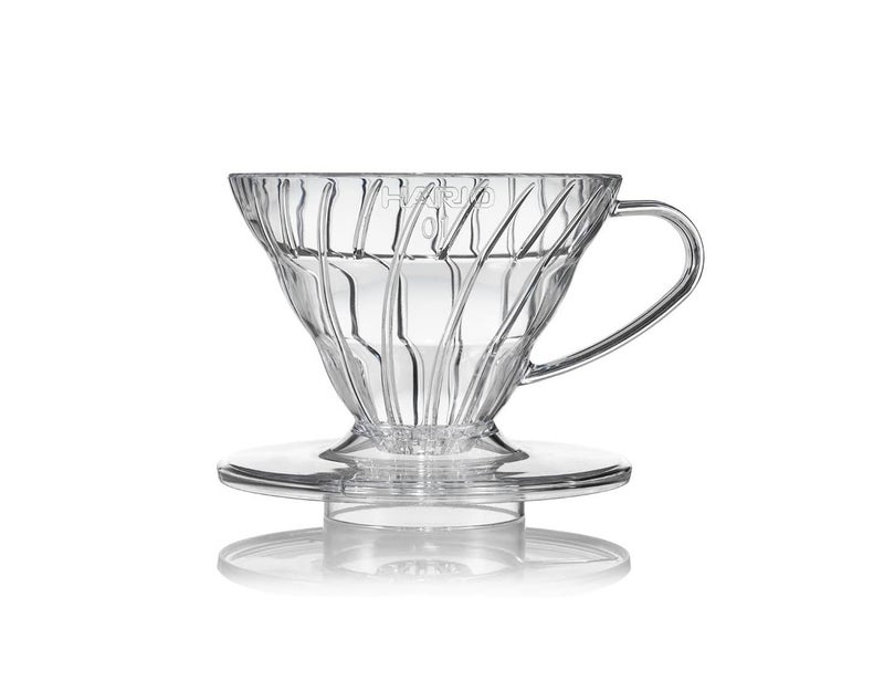 Hario HARIO VDR01T Transparent Dripper 01 Clear Coffee Hand Drip for 1 to 2 Cups Made in Japan 