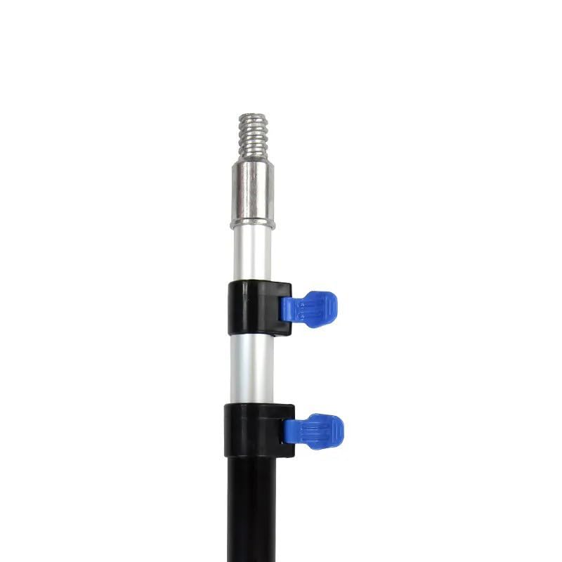 Craftec 1.5 to 3 FT Aluminum Telescoping Pole with Quick-Flip Clamps, Paint Roller Pole, Multi-Purpose Pole, Duster Pole, Twist-On Metal Tip for Squeegee, Extendable Painters Pole (3 Feet) - Image 5