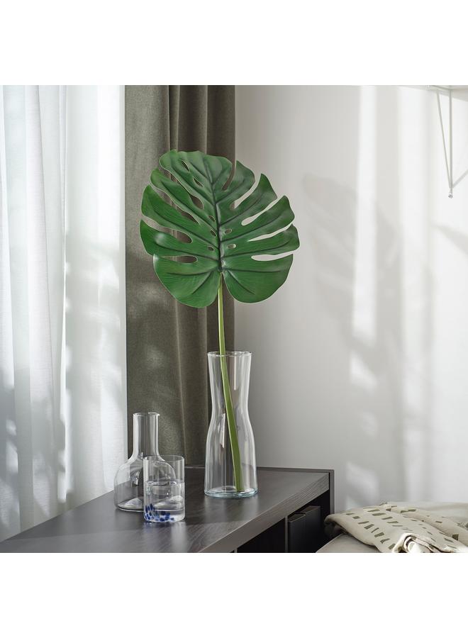 زبون ورقة صناعية، داخلية/خارجية/أخضر مونستيرا، 80 سم - Image 4