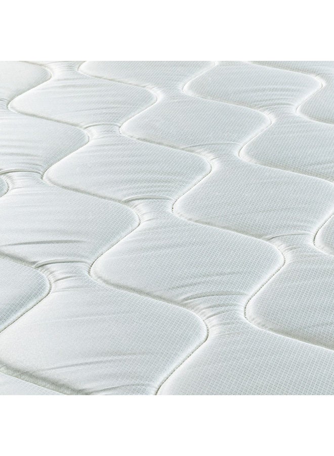 DANUBE HOME مرتبة يورو توب 3 منطقة بجيوب النوابض مع حواف محاطة بالفوم | شعور متوسط الصلابة | مرتبة كينغ | توازن العمود الفقري لتخفيف الضغط | W180xL200 سم | سمك 26 سم - أبيض - Image 3