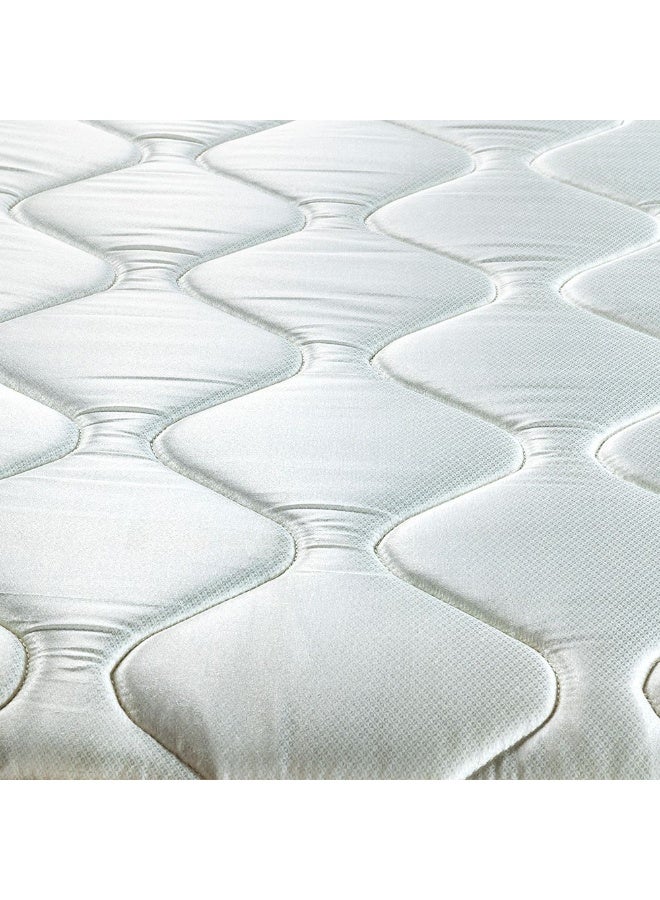DANUBE HOME Euro Top 3 Zone Pocket Spring With Side Foam Encased Mattress | Medium Firm Feel | King Mattress | Spine Balance For Pressure Relief|W180xL200 cm|Thickness 26cm-White - Image 5