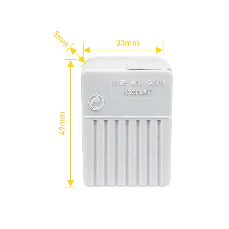 Jungle Care for Siemens/Signia 2.0 MiniReceiver Wax Guards Filters Hearing Aid Accessories Cerumen Stop Cleaning Tool Replacements #10966257 5-Pack/40 Filters (Sony C10 & E10 Compatible) - Image 3