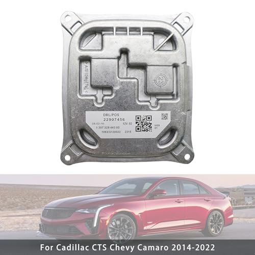 Topteng Headlight DRL Module Ballast 22907456 for Chevy Camaro LS, LT, LT1, SS, ZL1 2.0L L4 - Gas, 3.6L V6/6.2L V8 - Gas 2020-2021, Camaro LT1, ZL1 6.2L V8 - Gas 2022 for Cadillac CTS 2014-2019 - Image 5