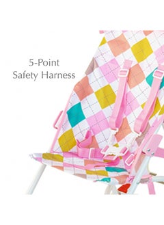 Bumble & Bird Portable Compact Baby Travel Buggy Stroller - Pink  - Image 5