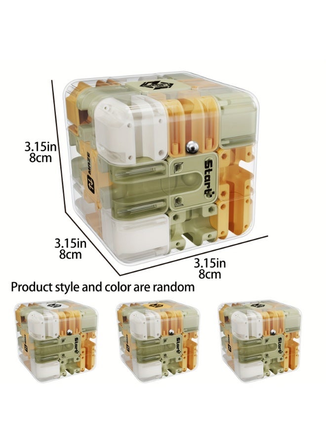 بيبيجو مكعب متاهة ثلاثي الأبعاد - لعبة ألغاز تعليمية محفزة للدماغ (هدية مثالية للأطفال - مناسبة لأعياد الميلاد ورأس السنة والعطلات) - Image 4