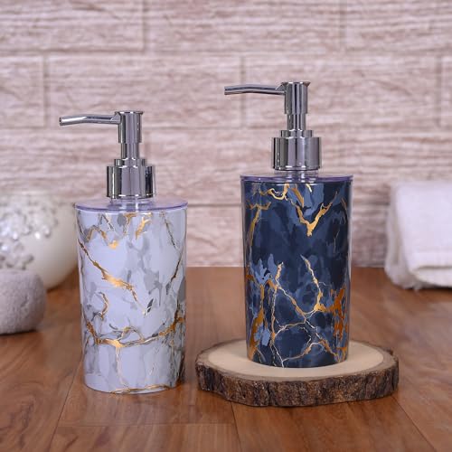 Shenron Refillable Liquid Soap Dispenser, Unbreakable Plastic Dispenser for Sanitizer, Lotion & Shampoo, Handwash Bottle for Kitchen, Bathroom, Shower, Wash Basin, 250ML (Combo, Pack of 2) - Image 1