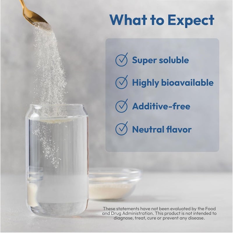 ANDREW LESSMAN Marine Free Range Collagen Peptides Powder and MSM 60 Servings  Supports Radiant Smooth Soft Skin Comfortable Joints Super Soluble No Fishy Flavor No Additives NonGMO - Image 4