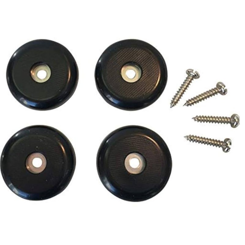 ACE Anti-Skid Grippers – 2-1/2 Inch Screw-On Round Pads for Hardwood Floors (4 Pieces) - Image 2