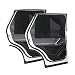 ZIMISI Car Window Shades Magnetic Double Layer Window Screen for Baby Protection UV Protection Privacy BlackoutHalf Shade Car Window Covers Auto Sun Shade Curtains Accessories Black - Image 2