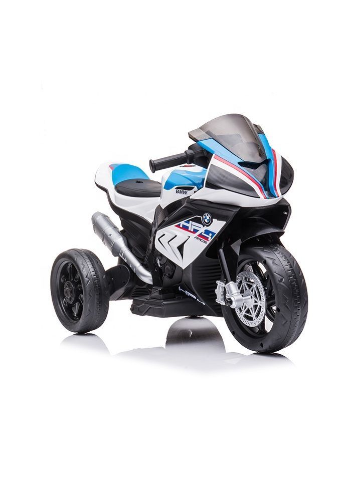 BMW Kids Powered Riding Motorbike 6V White - Image 1