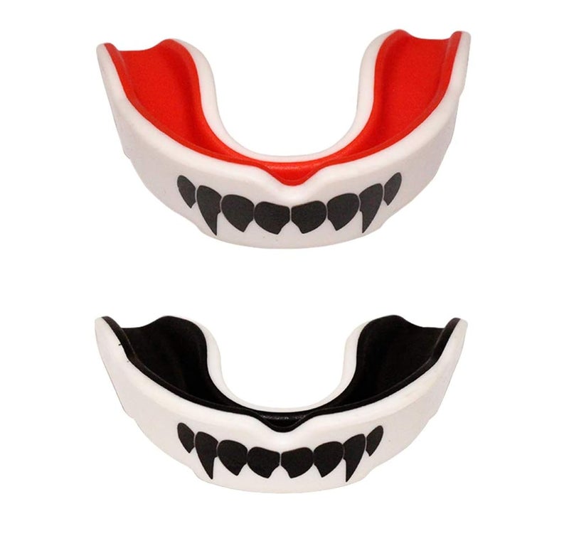 DRANGE (Pack of 2) Beast MouthGuards/GumShield for Football, Boxing, MMA, Taekwondo, Martial Arts, Judo, Karate, Hockey Muaythai and All Contact Sports (inner color May Vary) - Image 1