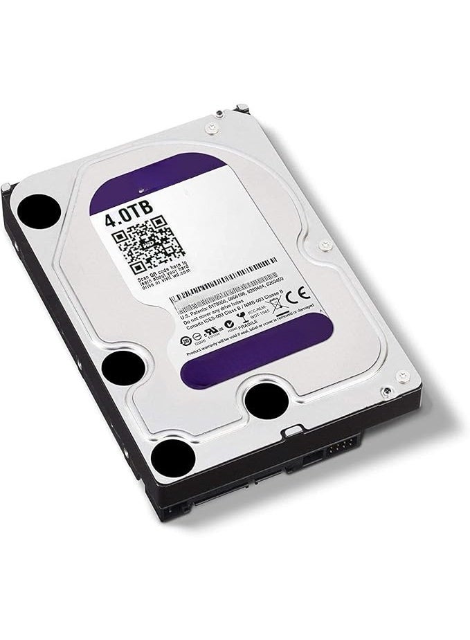 4TB 3.5-Inch Internal Hard Drive – High-Capacity SATA HDD for PC and 24/7 Surveillance